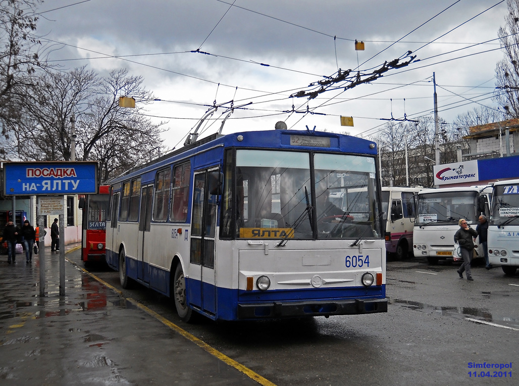 Крымский троллейбус, Škoda 14Tr02/6 № 6054