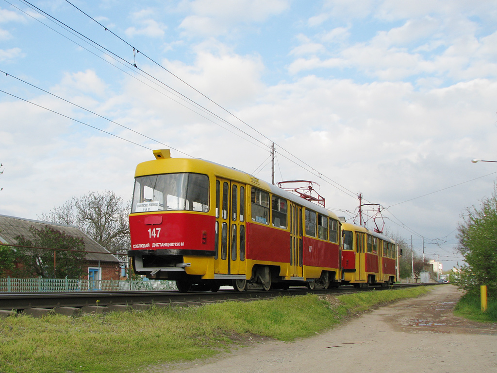 Краснодар, Tatra T3SU № 147