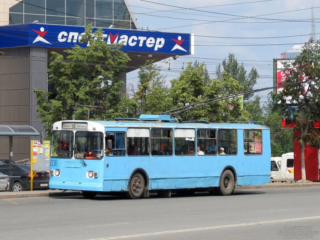 Челябинск, ЗиУ-682Г-012 [Г0А] № 1038