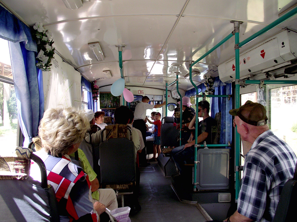 Северодонецк, ЗиУ-682Г-016.03 № 136; Северодонецк — Покатушки 10.07.2011 на троллейбусе ЗиУ-682Г-016.03 №136
