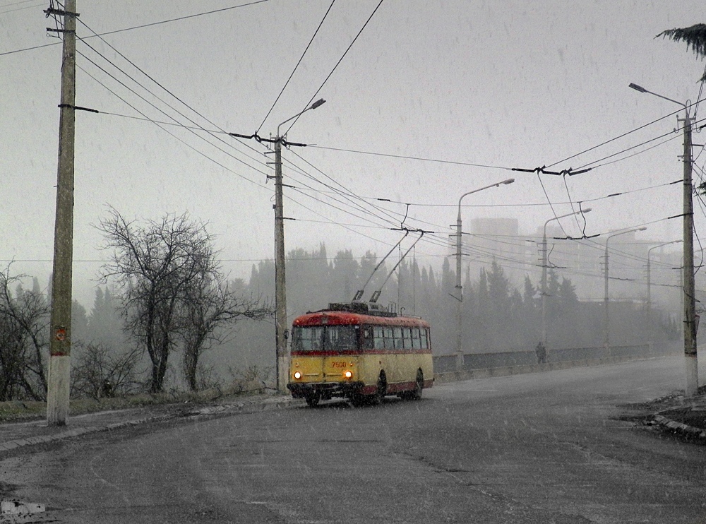 Крымский троллейбус, Škoda 9Tr19 № 7500