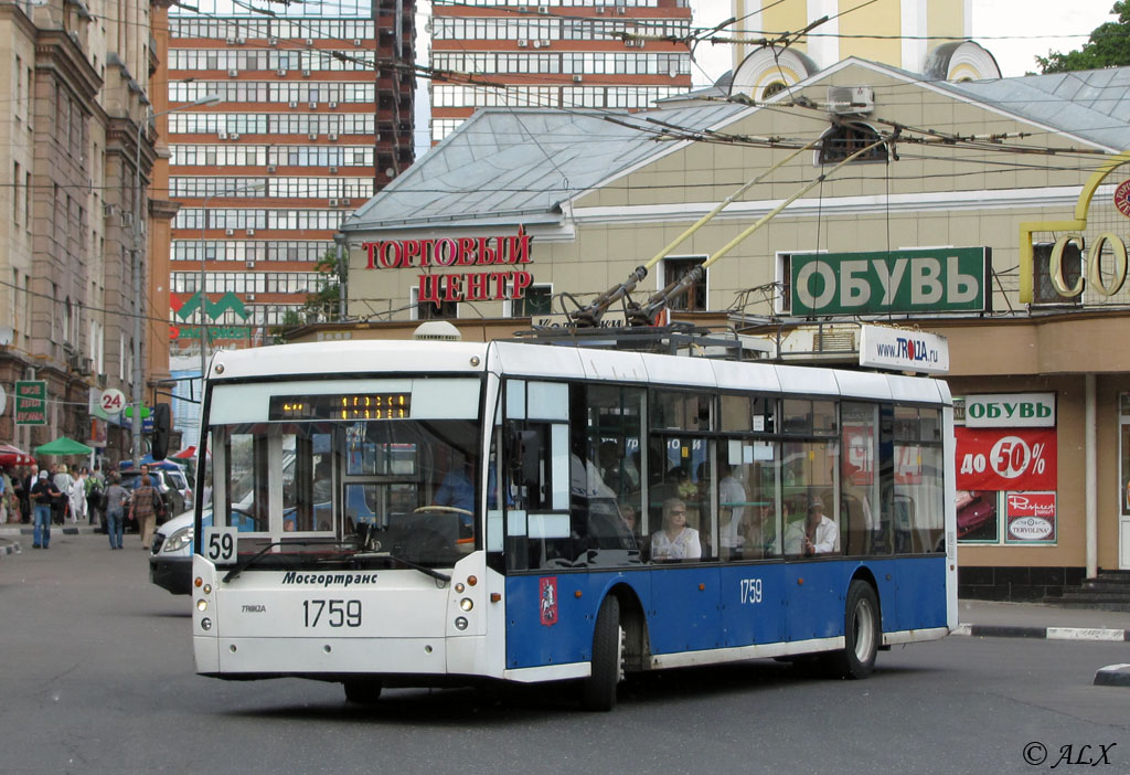 Москва, Тролза-5265.00 «Мегаполис» № 1759