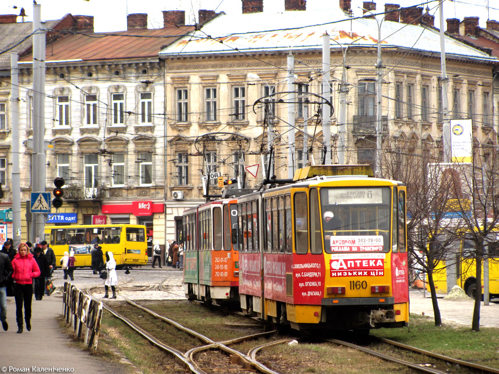 Львов, Tatra KT4D № 1160 Львов, Tatra KT4D № 1160