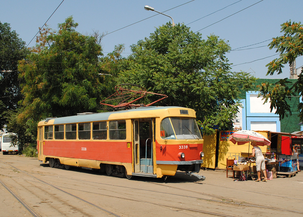 Одесса, Tatra T3SU (двухдверная) № 3339