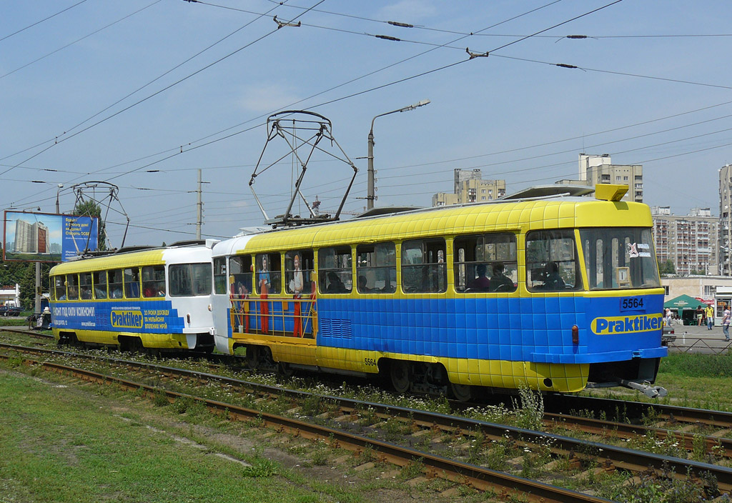 Киев, Tatra T3SU № 5564