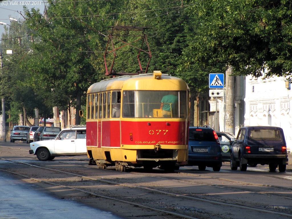 Орёл, Tatra T3SU № 077