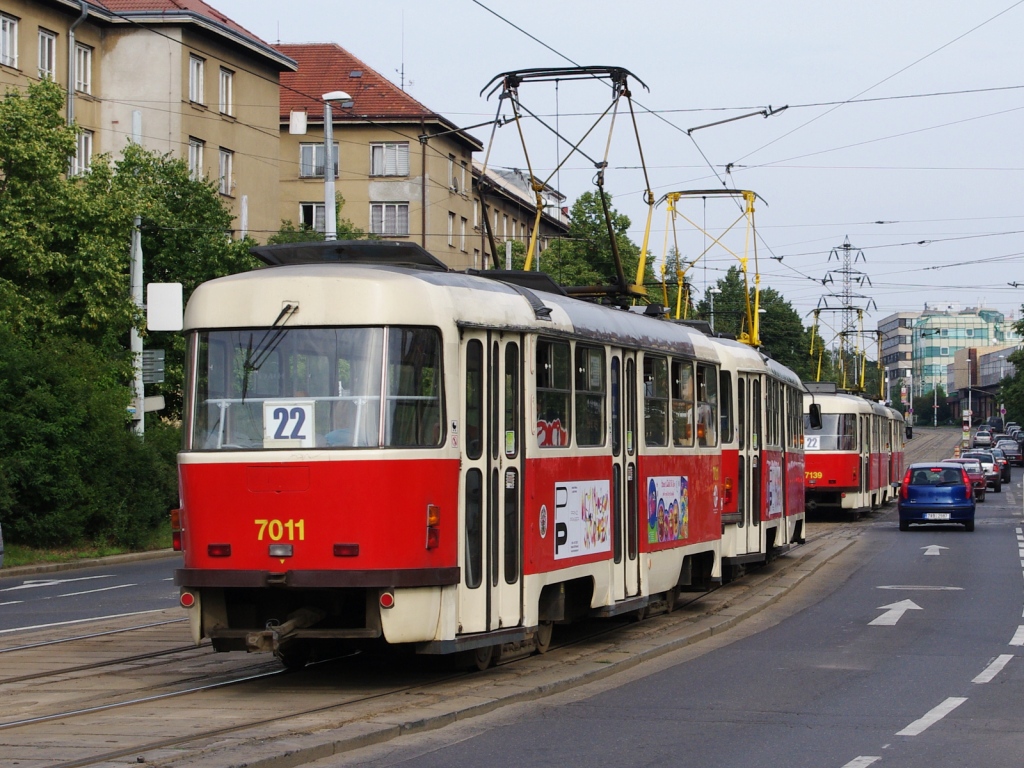 Прага, Tatra T3SU № 7011