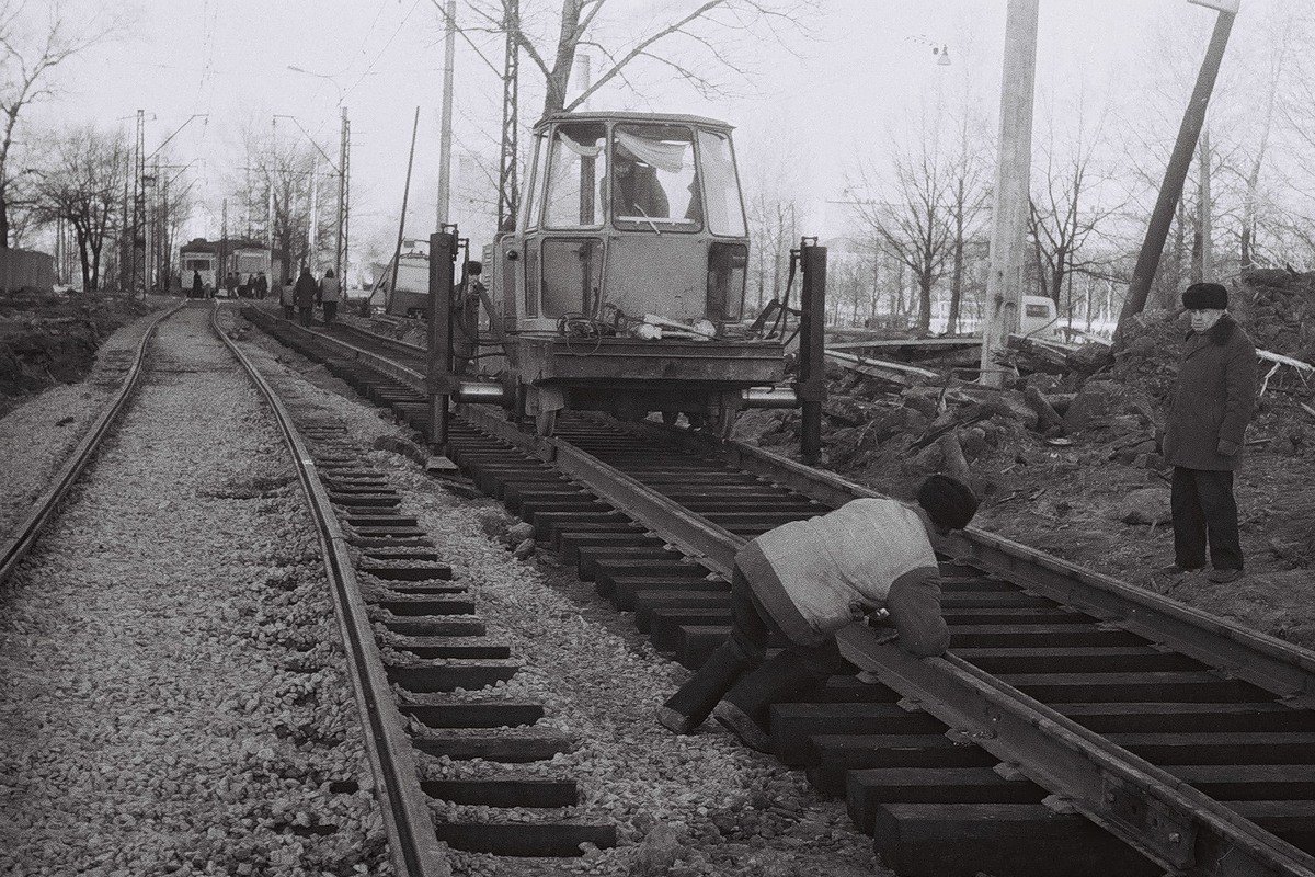 Sankt Petersburg — Tram lines and infrastructure