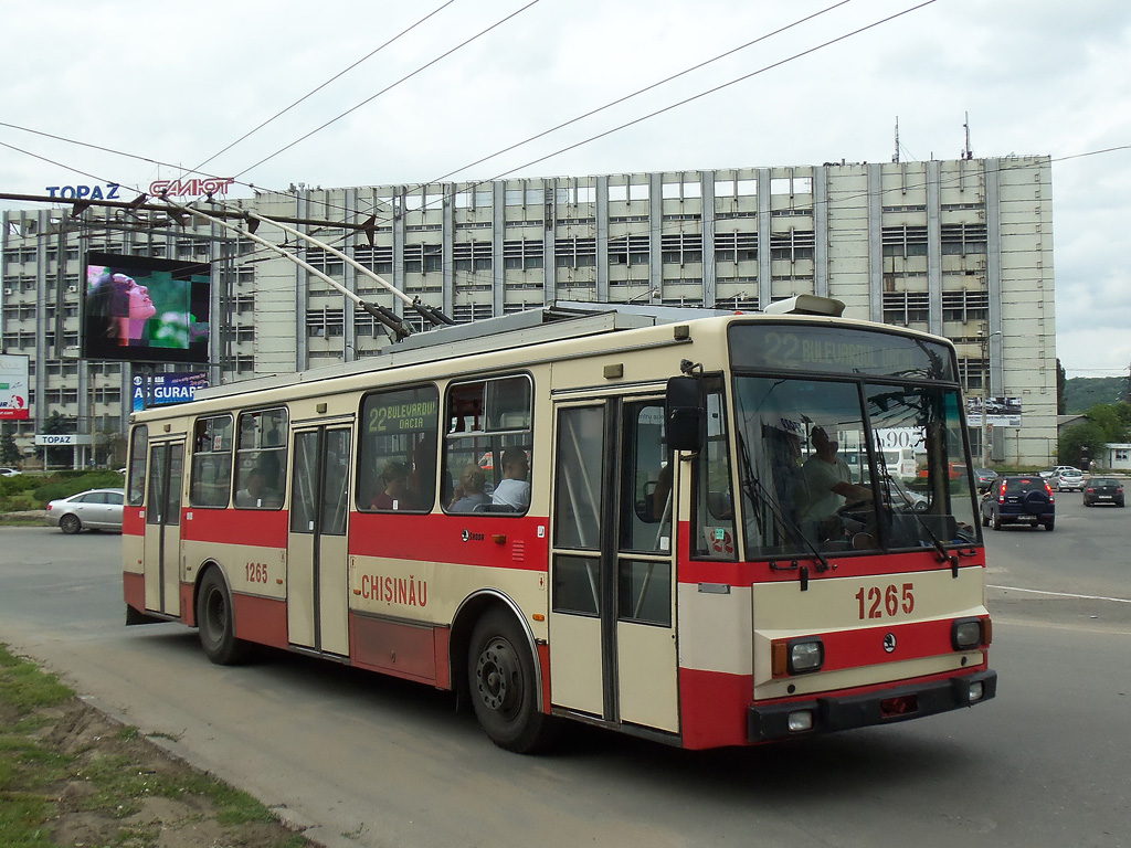 Кишинёв, Škoda 14TrDT/6M № 1265