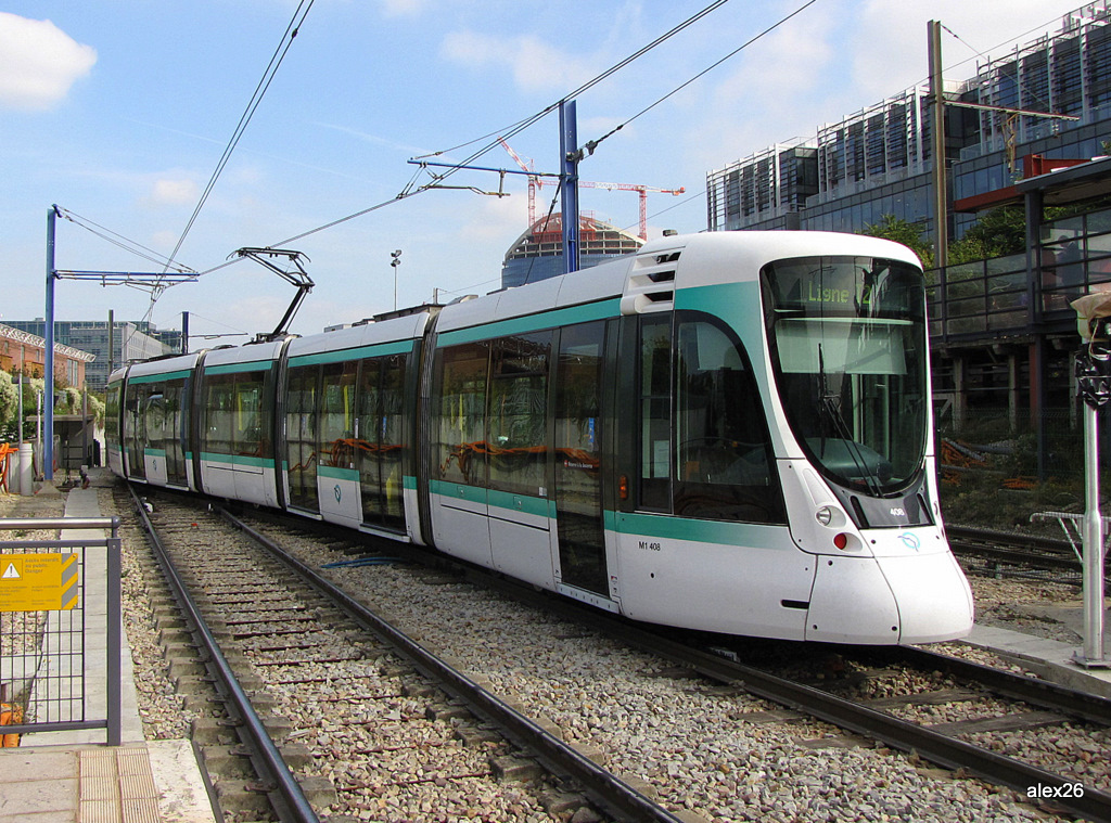 Париж -  Версаль -  Ивелин, Alstom Citadis 302 № 408