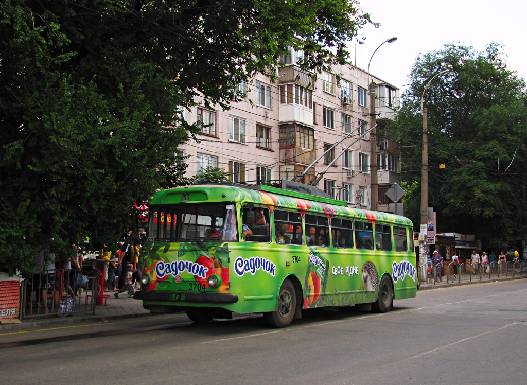 Крымский троллейбус, Škoda 9TrH27 № 3704