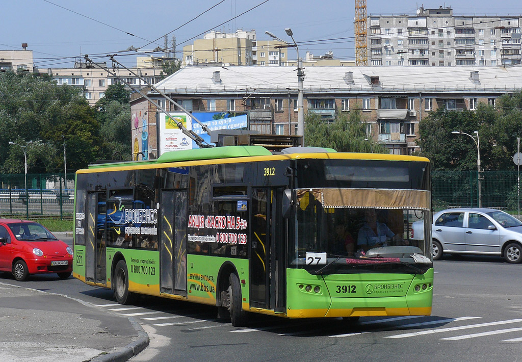 Киев, ЛАЗ E183D1 № 3912