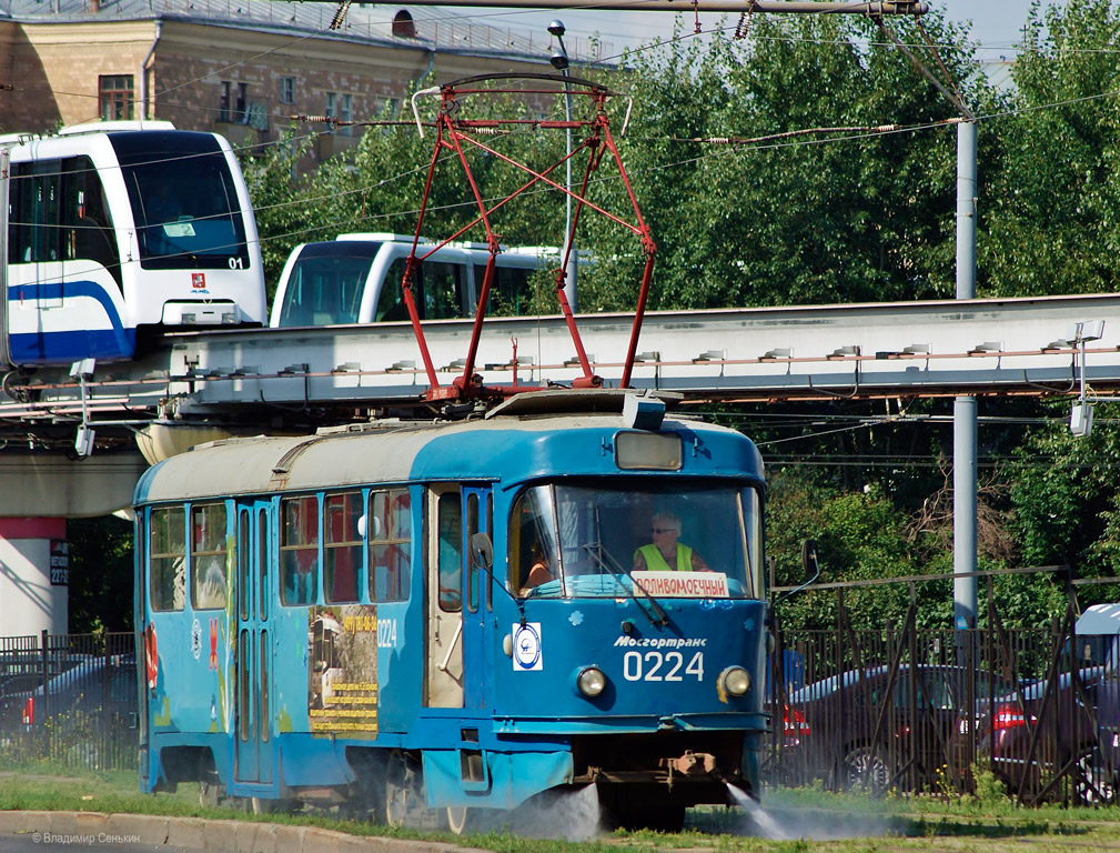 Москва, Tatra T3SU № 0224