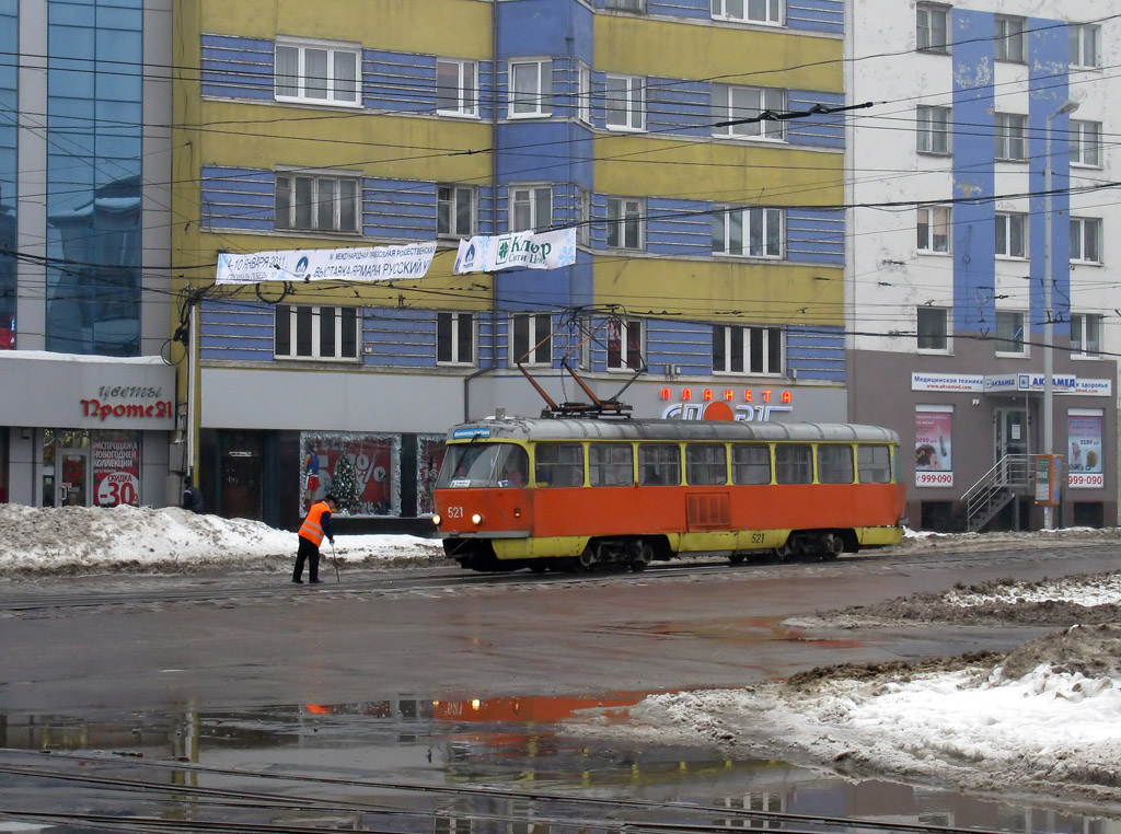 Калининград, Tatra T4D № 521