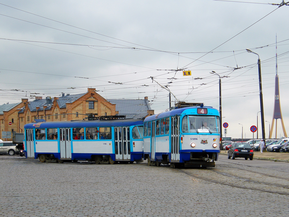 Рига, Tatra T3A № 51896