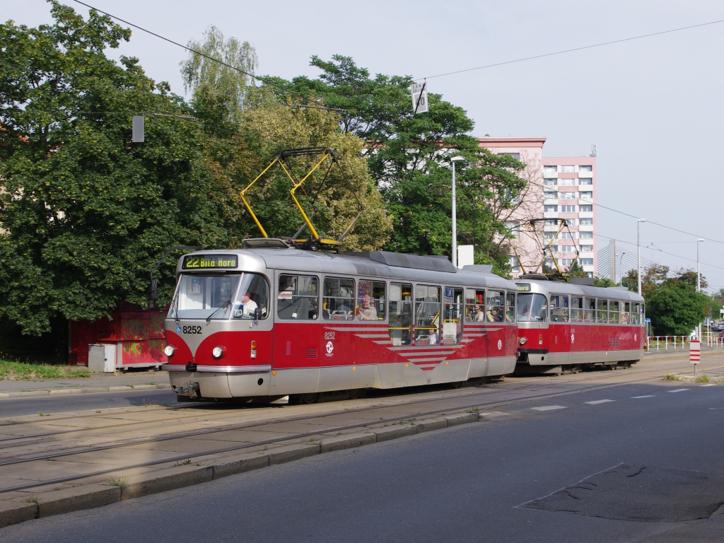 Прага, Tatra T3R.PLF № 8252