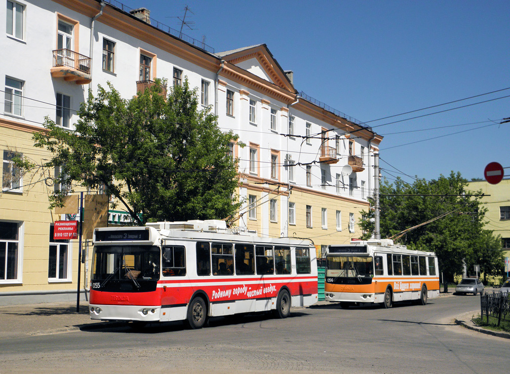 Дзержинск, ЗиУ-682Г-016.02 № 055; Дзержинск, ЗиУ-682Г-016.02 № 056