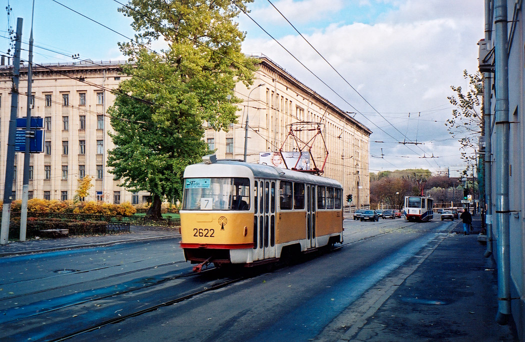 Москва, Tatra T3SU № 2622
