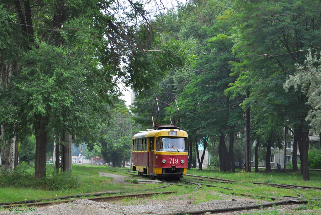 Запорожье, Tatra T3SU (двухдверная) № 719