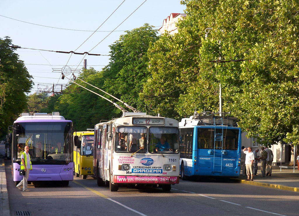 Севастополь, ЗиУ-682В-012 [В0А] № 1161; Севастополь — Выставка троллейбусов для Севастополя (26.07.2011)
