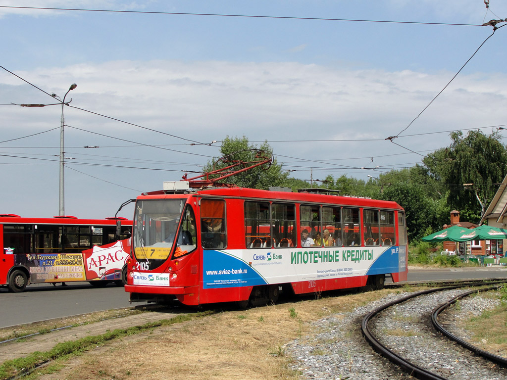 Казань, 71-134АЭ (ЛМ-99АЭ) № 2105