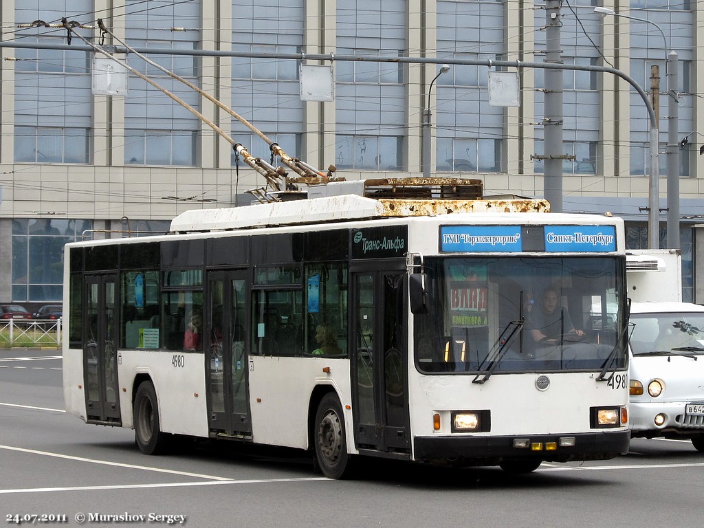 Санкт-Петербург, ВМЗ-5298.01 (ВМЗ-463) № 4980
