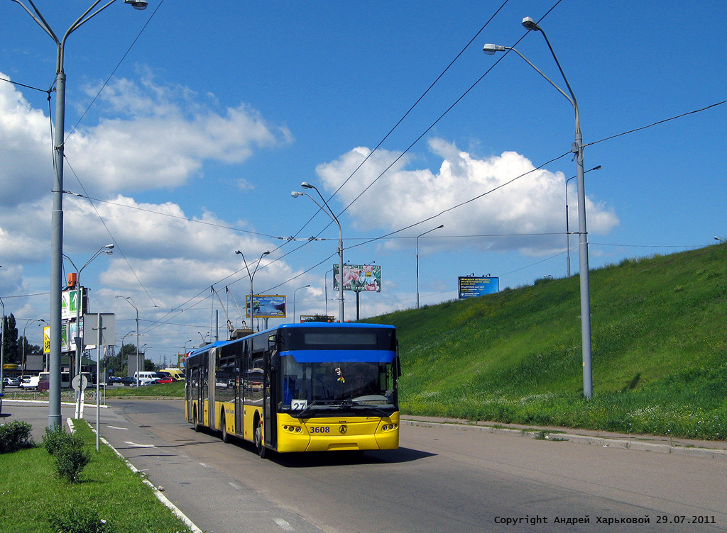 Киев, ЛАЗ E301D1 № 3608