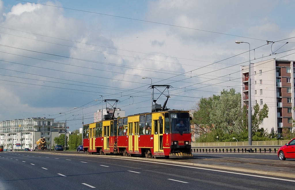 Варшава, Konstal 105Na № 1042
