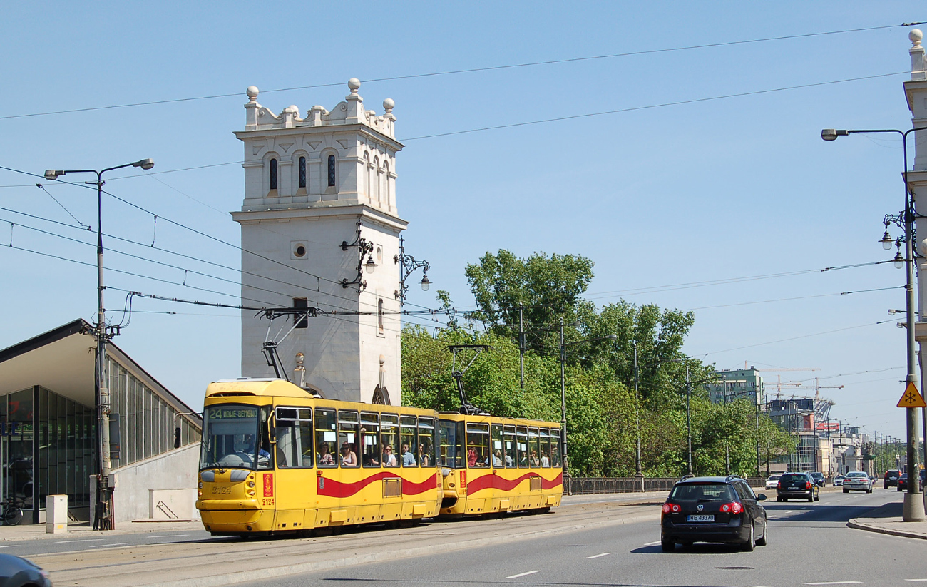 Варшава, Konstal 105N2k/2000 № 2124