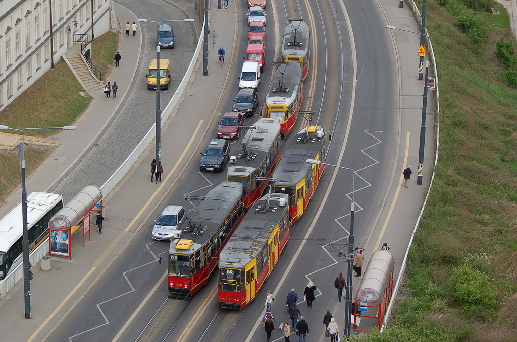 Варшава, Konstal 105Na № 1346; Варшава, Konstal 105Na № 1101