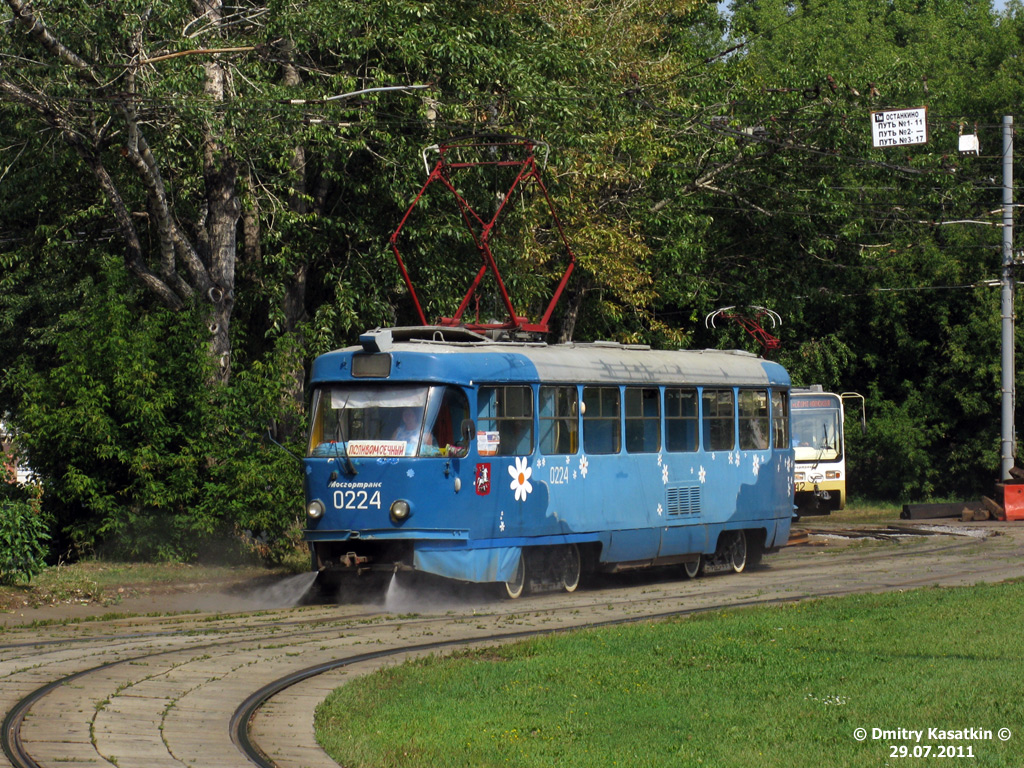 Москва, Tatra T3SU № 0224