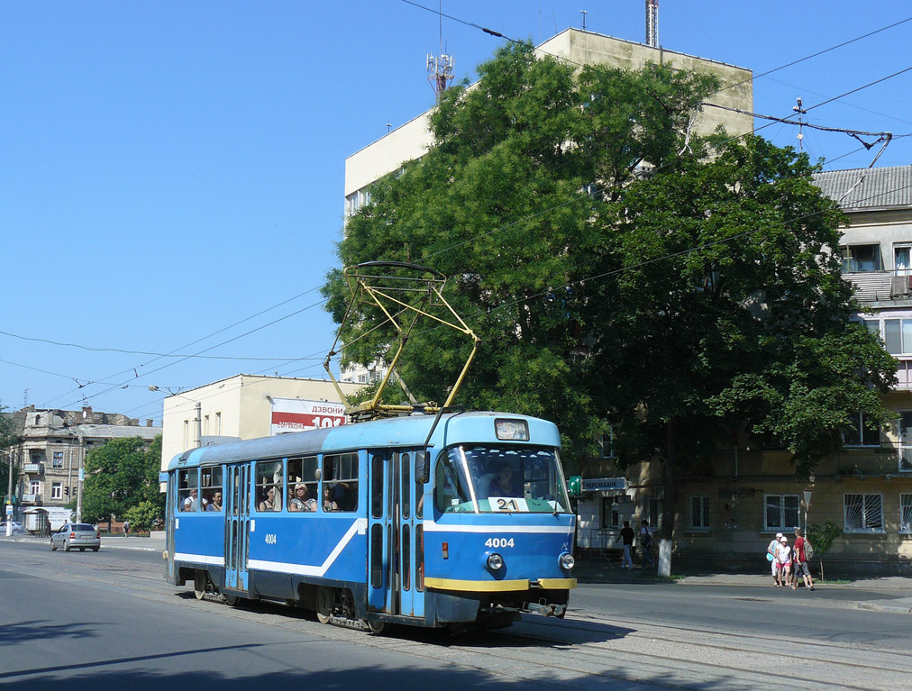 Одесса, Tatra T3R.P № 4004