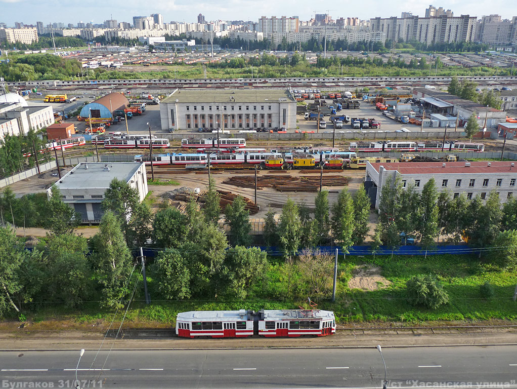 Saint-Petersburg — Service points and rail departments