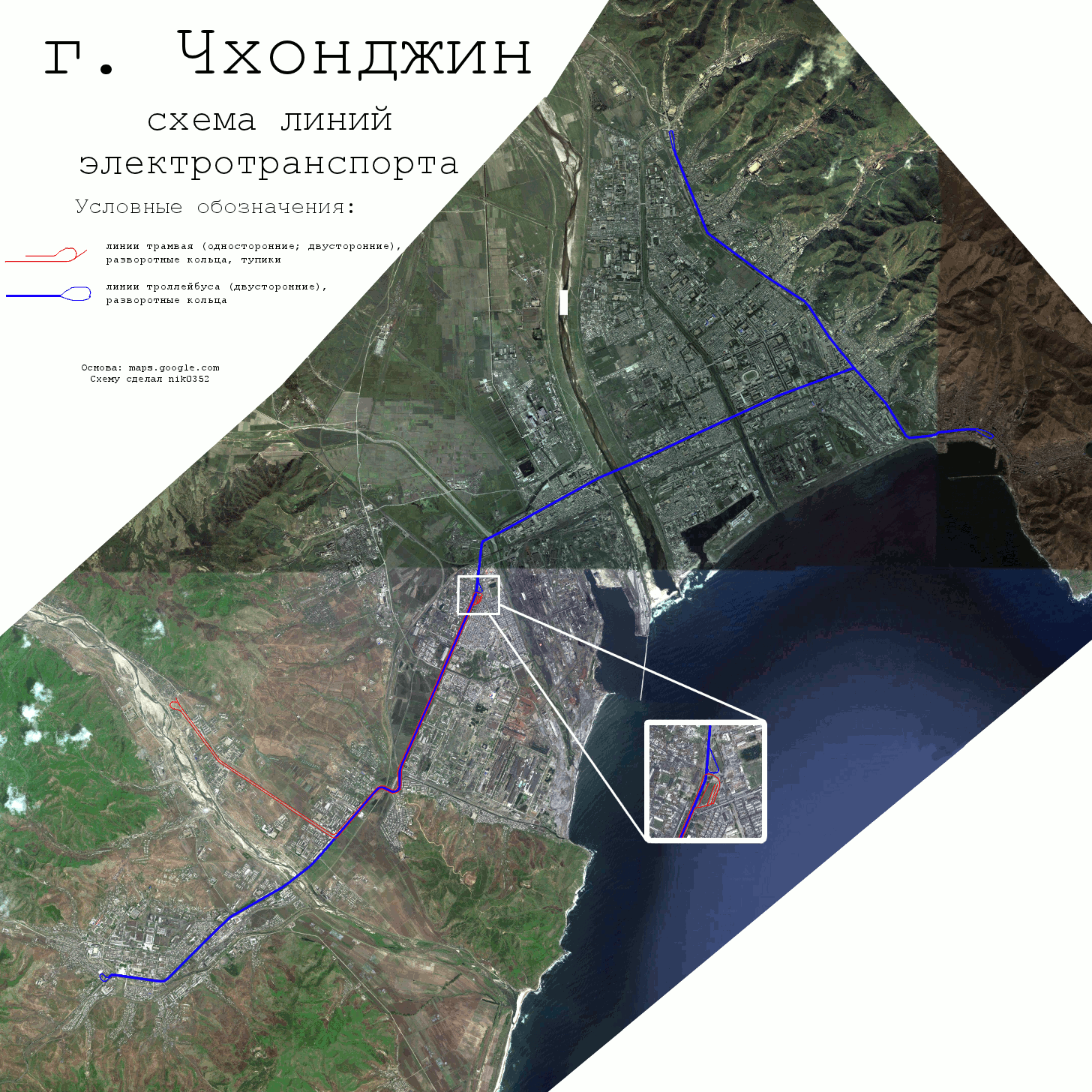 Чхонджин — Схемы