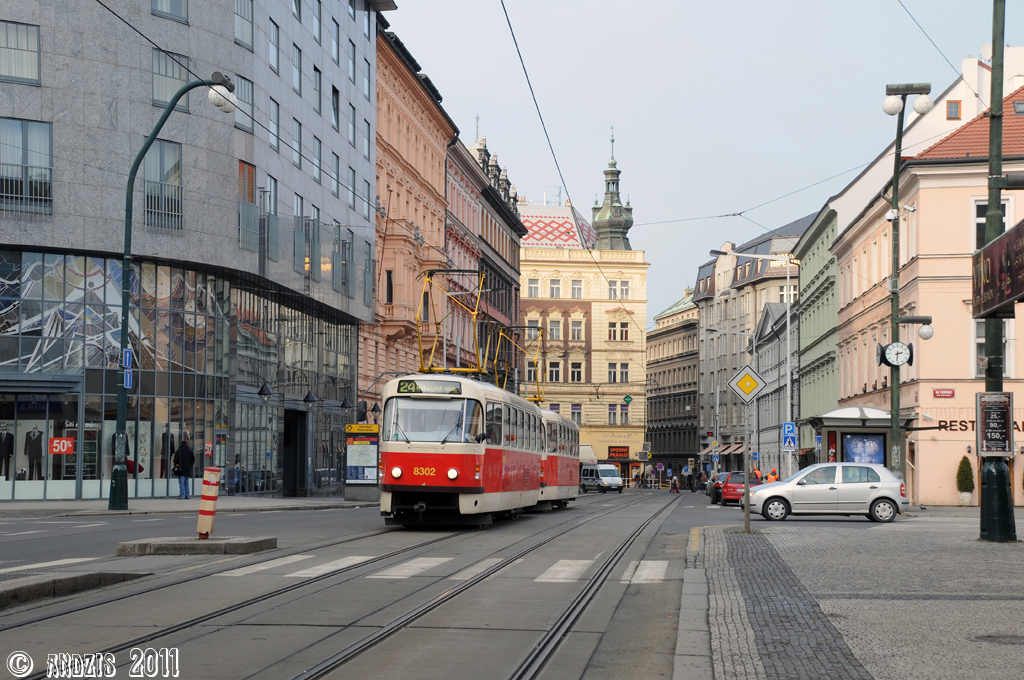 Прага, Tatra T3R.P № 8302