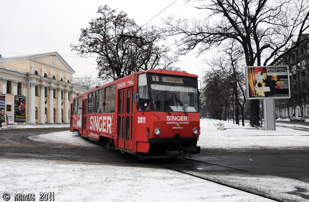 Dnipro, Tatra-Yug T6B5 č. 3011 Dnipro, Tatra-Yug T6B5 č. 3011