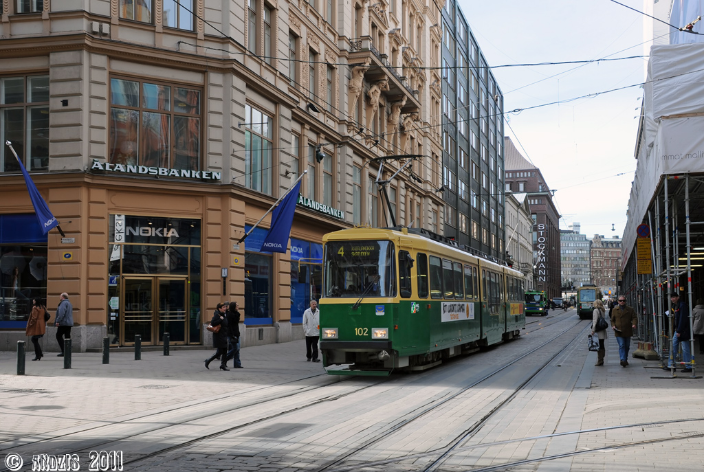 Хельсинки — Эспоо, Valmet MLNRV2 № 102