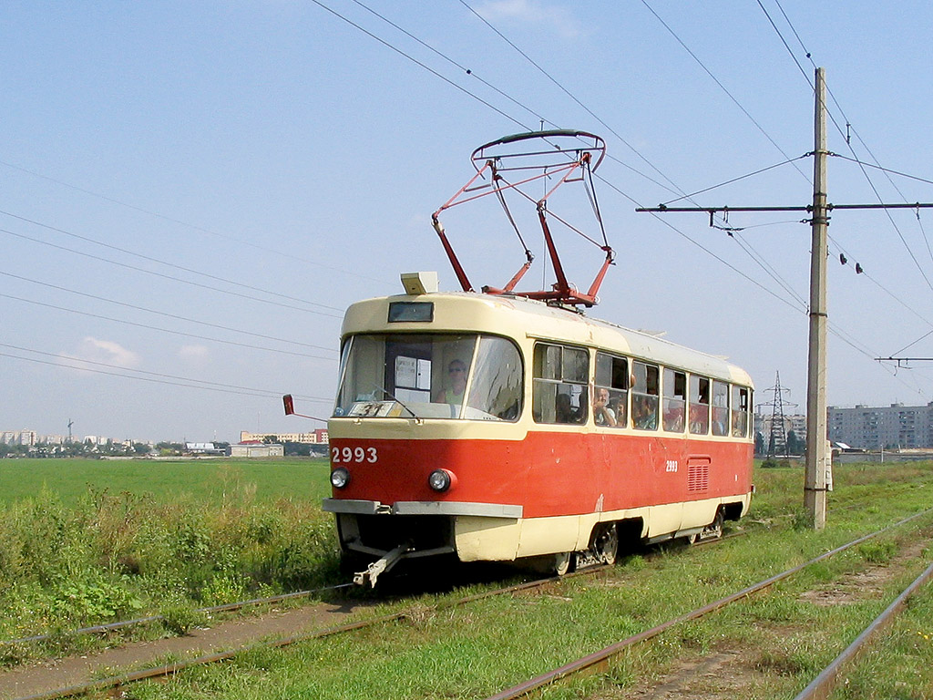 Одесса, Tatra T3SU (двухдверная) № 2993