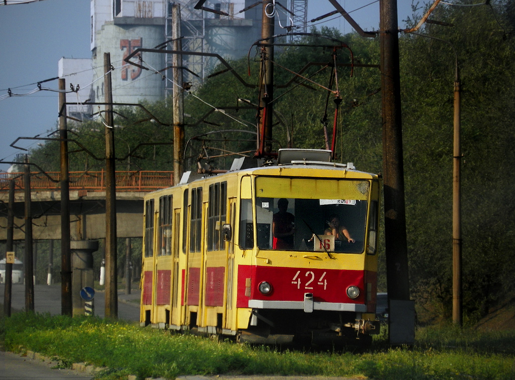 Запорожье, Tatra T6B5SU № 424