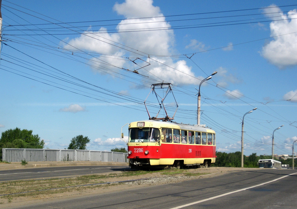 Ижевск, Tatra T3SU (двухдверная) № 2286