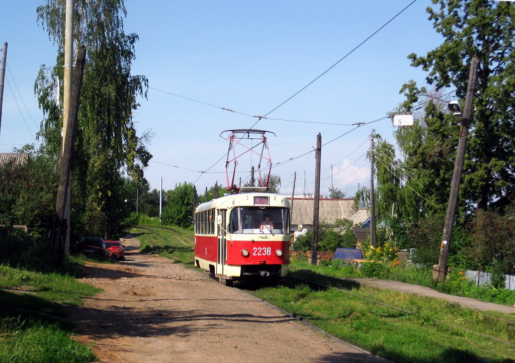 Ижевск, Tatra T3SU (двухдверная) № 2238