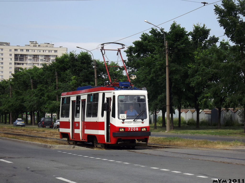 Санкт-Петербург, 71-134К (ЛМ-99К) № 7208 Санкт-Петербург, 71-134К (ЛМ-99К) № 7208