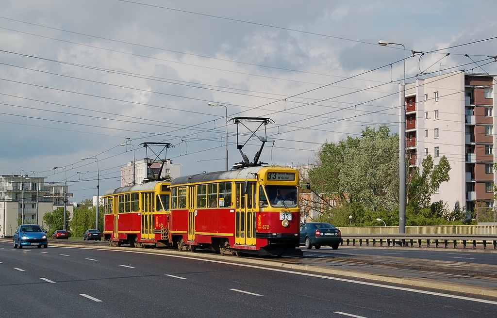 Варшава, Konstal 13N № 672