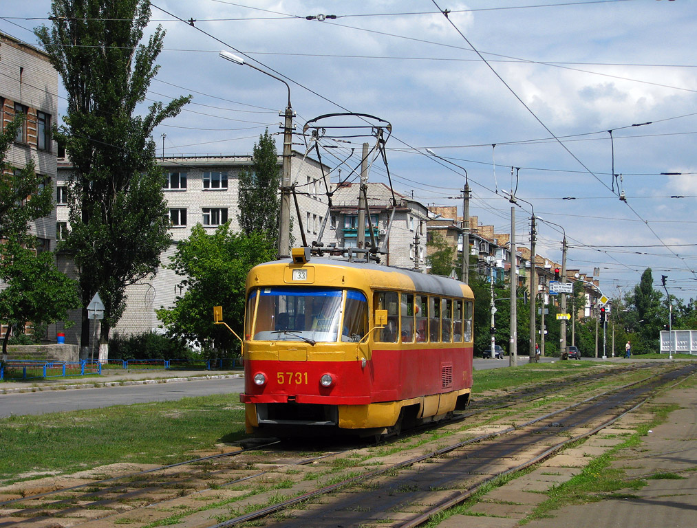 Киев, Tatra T3SU № 5731 Киев, Tatra T3SU № 5731