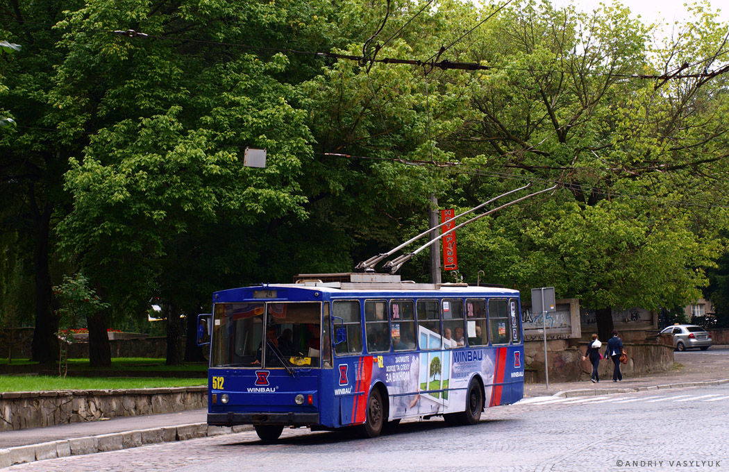 Львов, Škoda 14Tr02/6 № 512