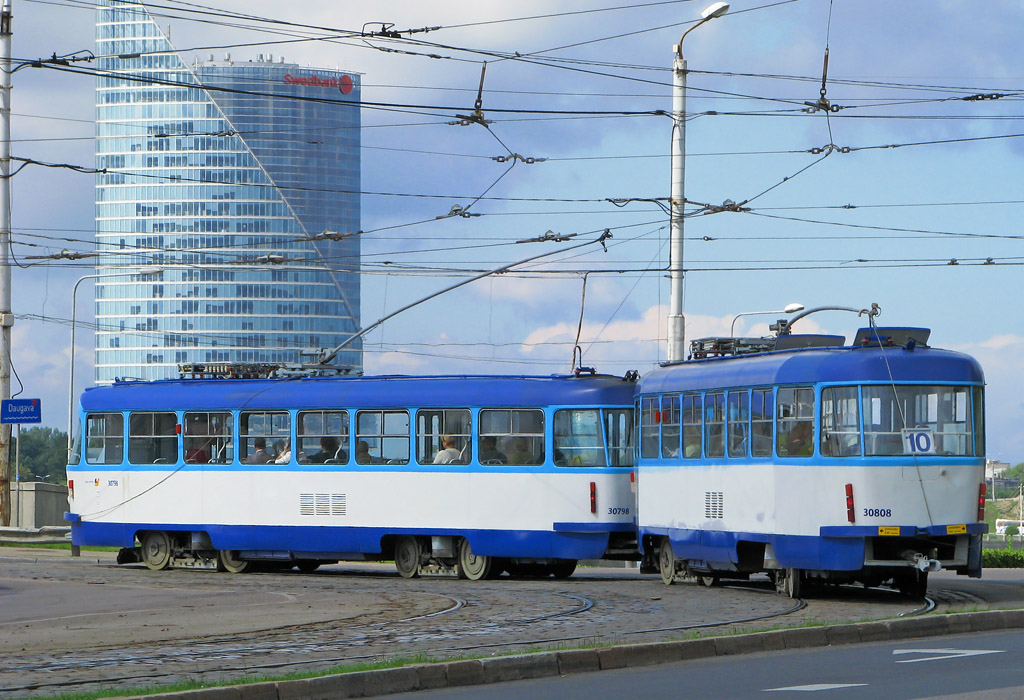 Riga, Tatra T3A č. 30808