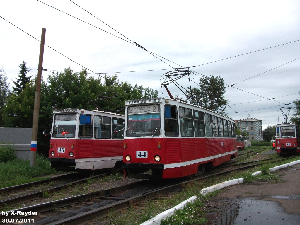 Омск, 71-605А № 44; Омск — Конечные станции и разворотные кольца