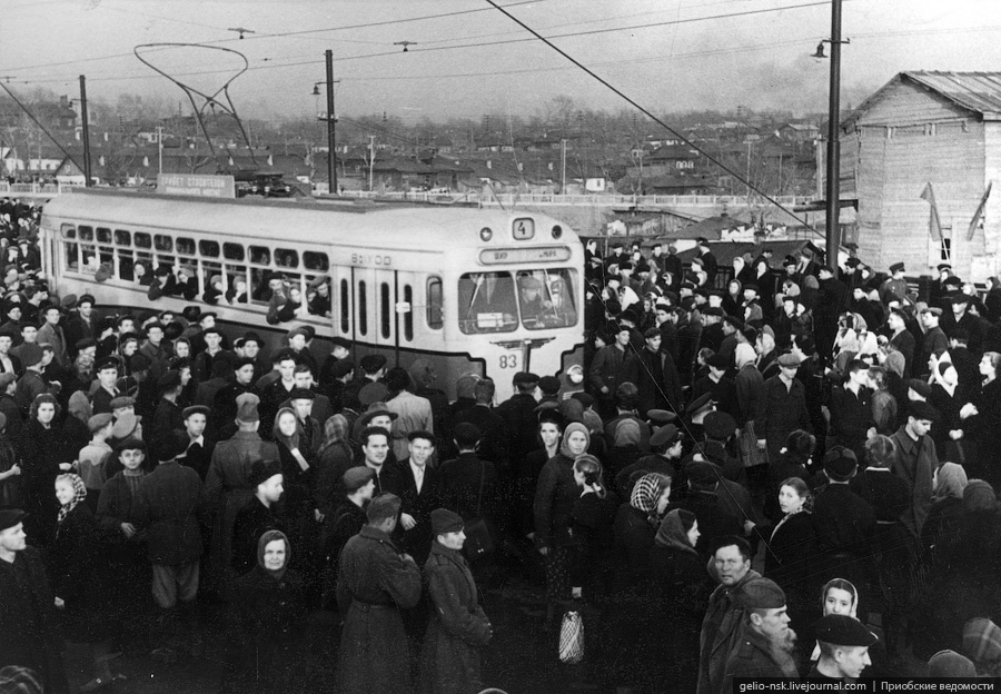 Новосибирск, МТВ-82 № 83; Новосибирск — Исторические фотографии (трамвай)