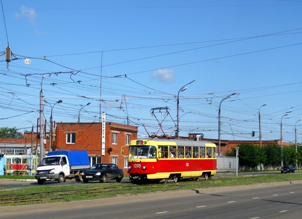 Ижевск, Tatra T3SU № 1209