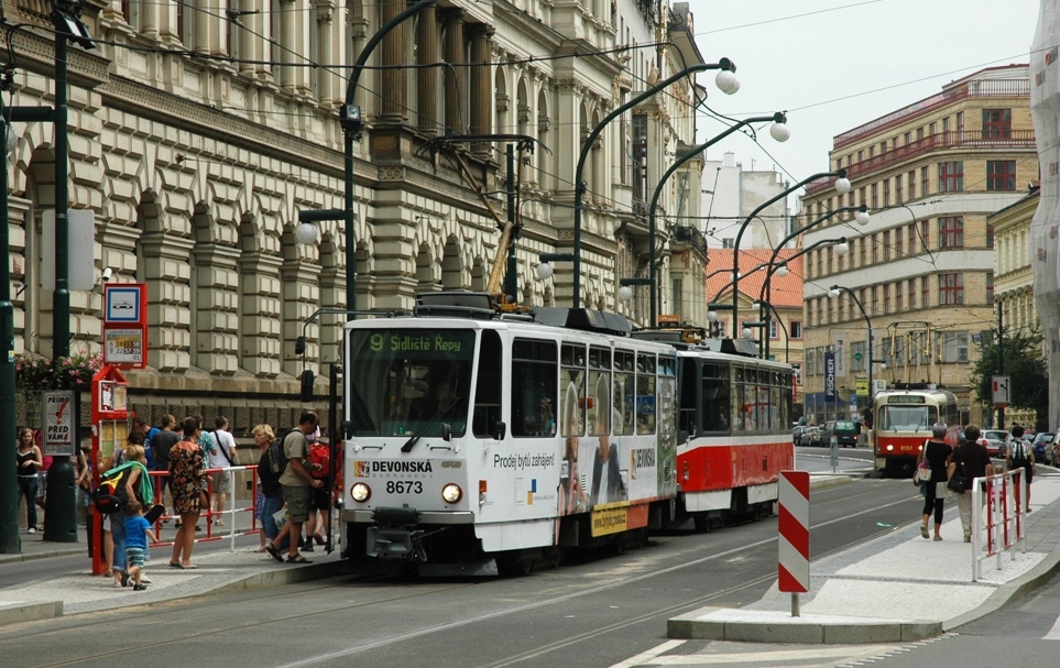 Прага, Tatra T6A5 № 8673